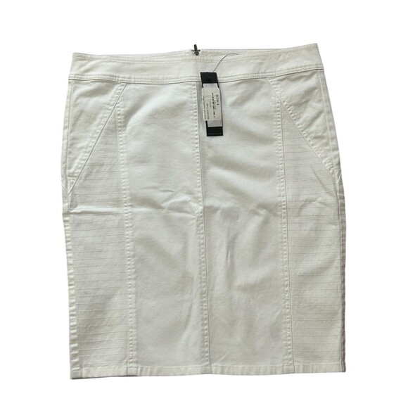 Isda & Co NWT White Zip Back Skirt‎ (MSRP $162) - Picture 1 of 4